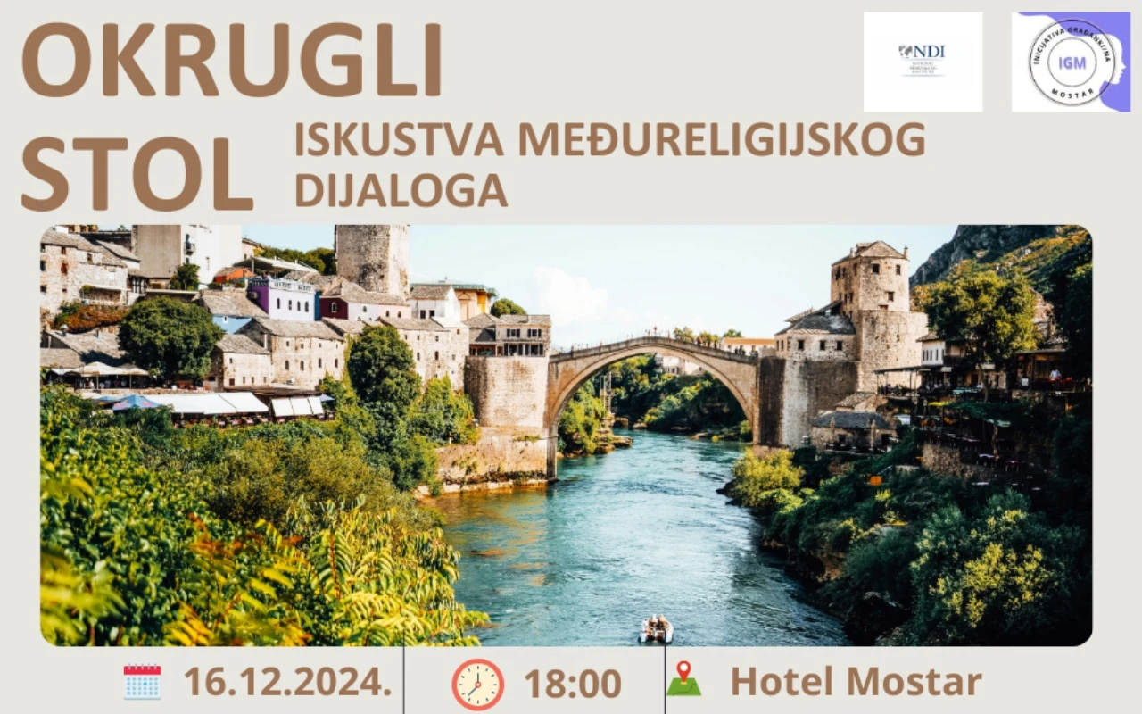 Pričajmo o religiji u Mostaru: Pozvani ste na okrugli stol
