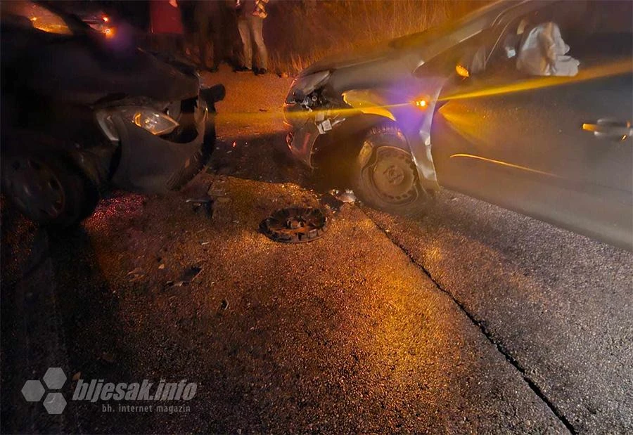Sudar Opela i Peugeota na putu za Gorance