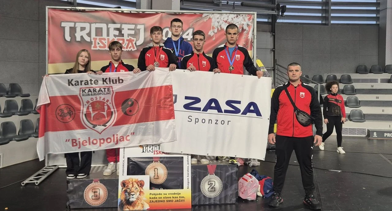 Članovi Karate kluba Bjelopoljac nastupili na turniru u Podgorici 