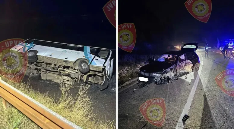Pijani vozač udario u bus, probio je metalnu zaštitnu ogradu i sletio u more