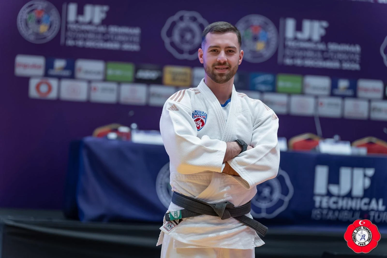 Trener Borse Petar Zadro na seminaru IJF u Istanbulu