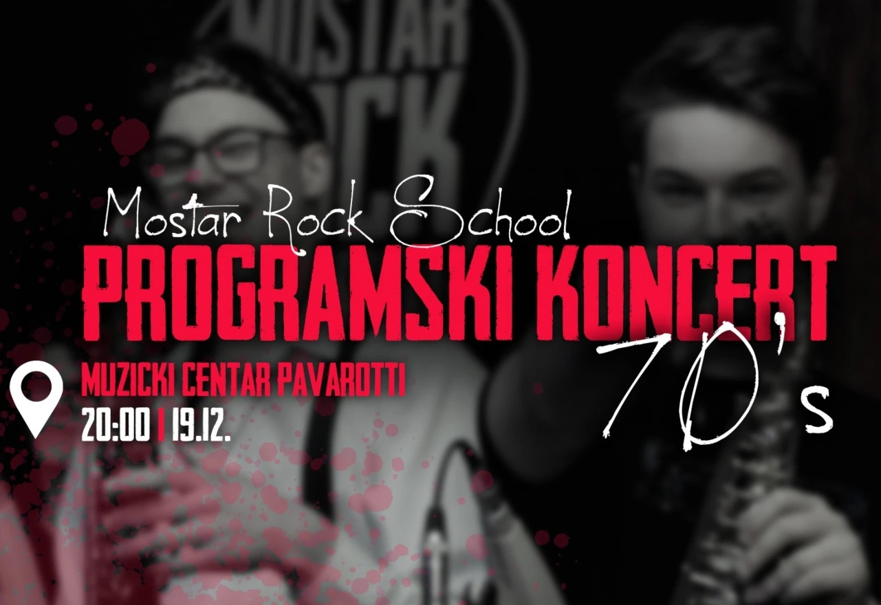 Zvuk 70-tih u izvedbi mladih nada: Mostar Rock School vas zove na koncert