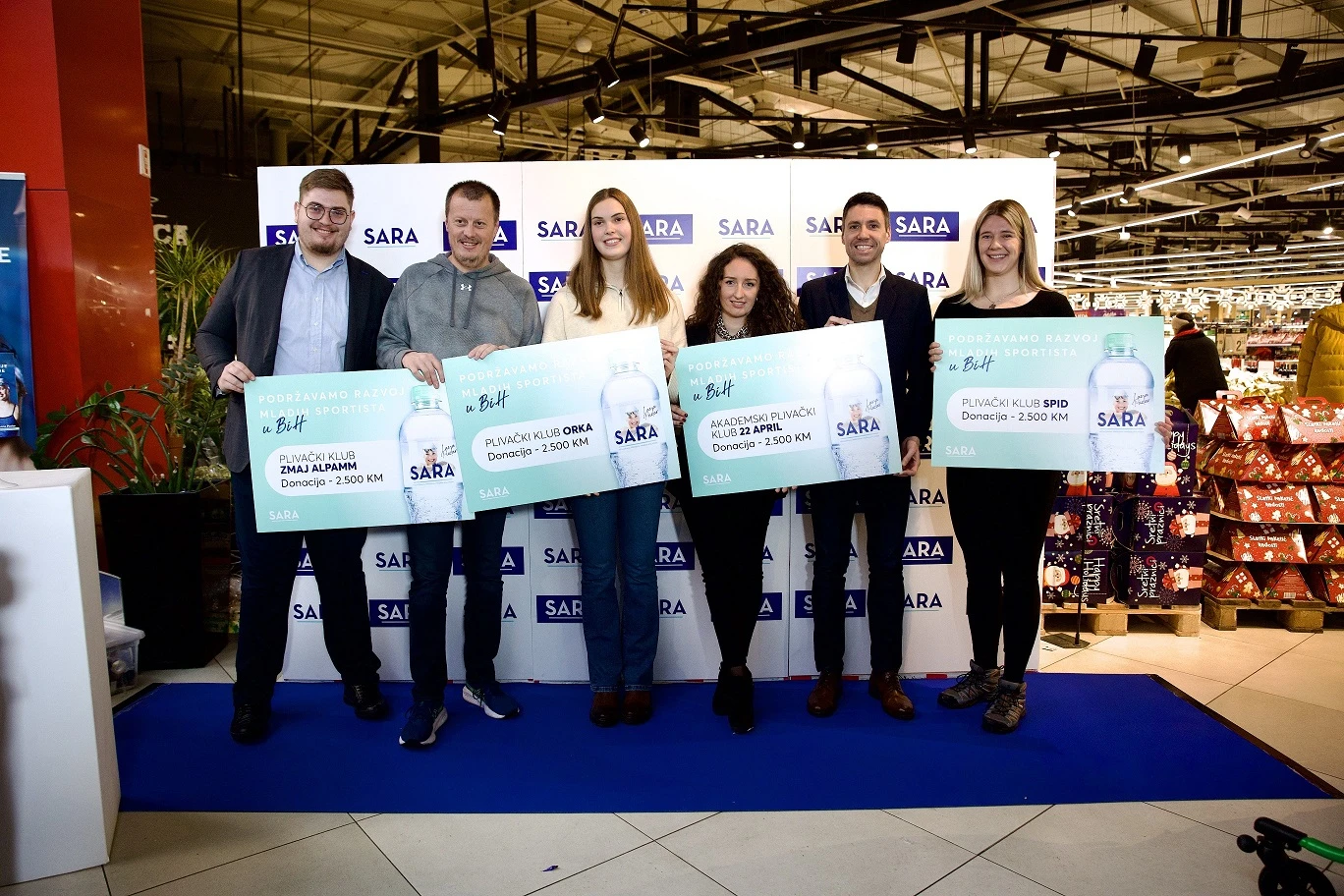SARA voda donirala 10.000 KM za razvoj plivačkih klubova u BiH