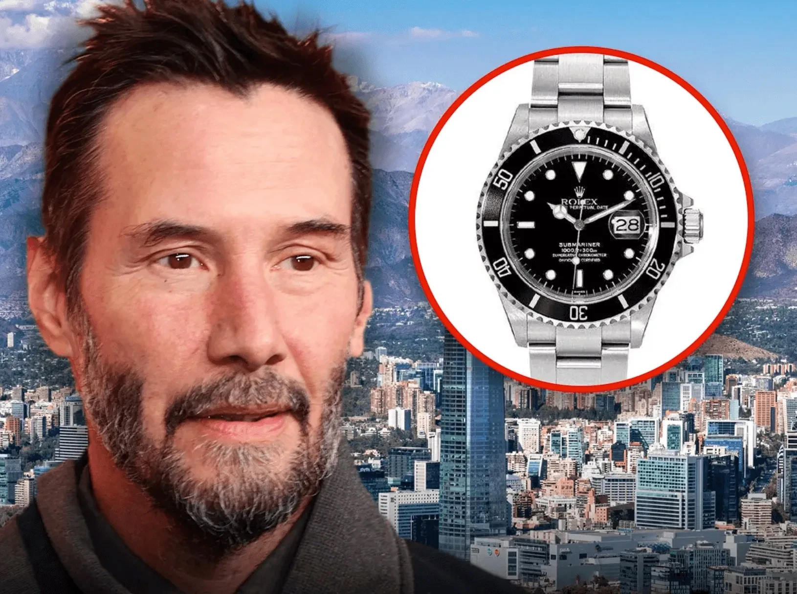 Rolex ukraden od Keanu Reevesa pronađen u Čileu
