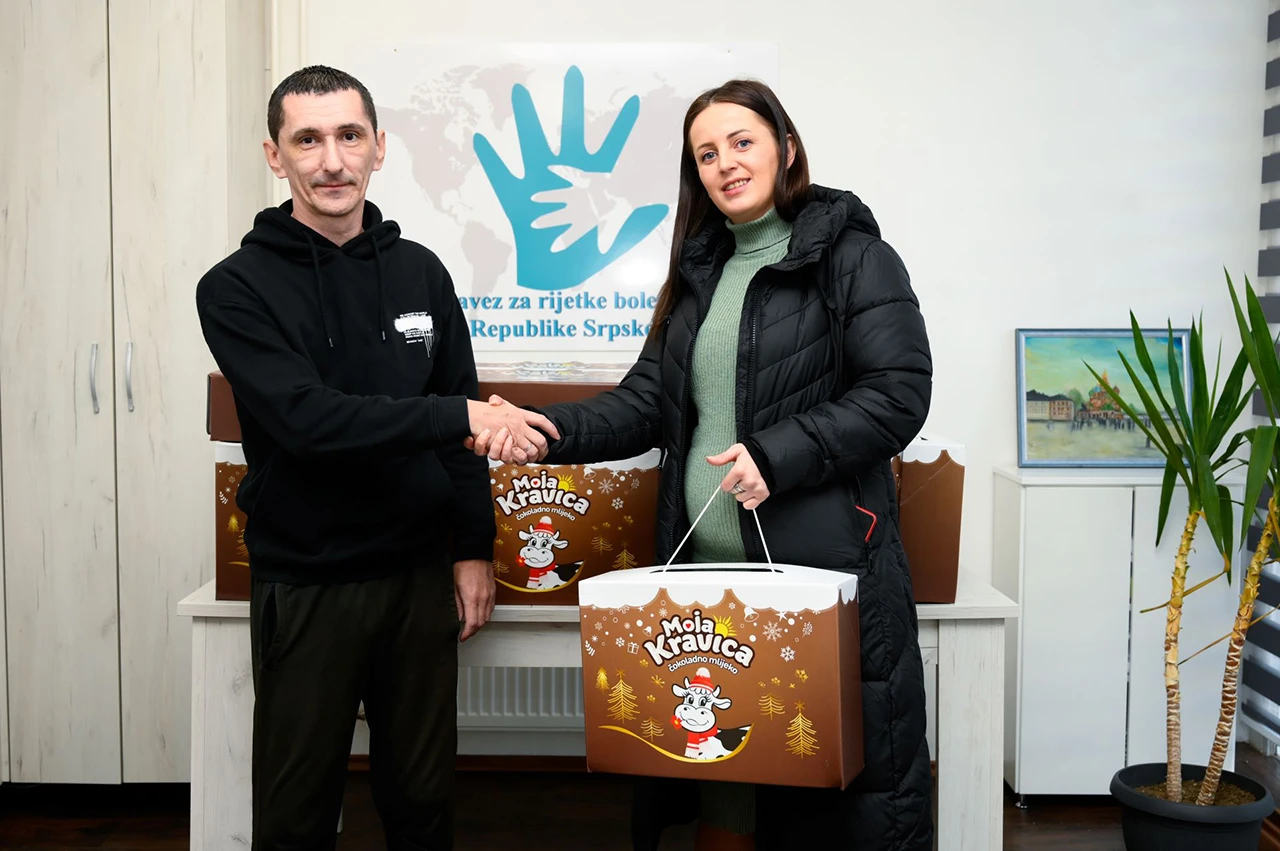 Novogodišnja donacija ''Mlijekoprodukta'' za djecu iz najranjivijih socijalnih kategorija