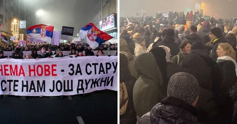 Veliki prosvjedi studenata u Beogradu, Novom Sadu, Nišu: "Ovako se slavi Nova godina"