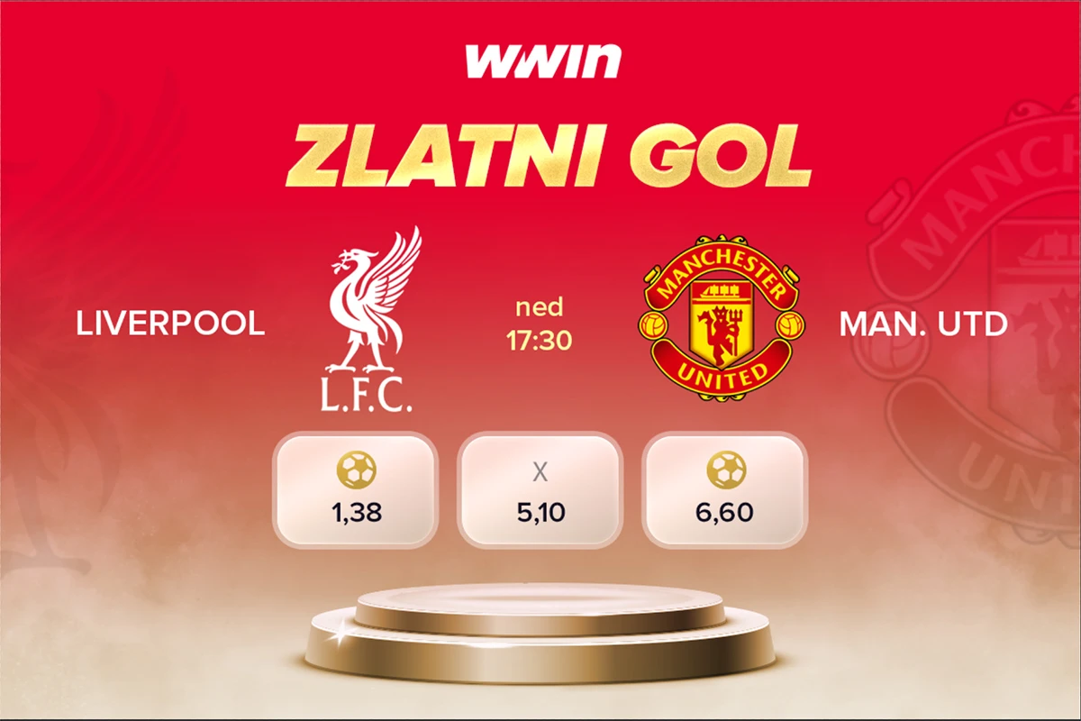 WWin Zlatni Gol: Liverpool i Manchester – Prvi Gol, Vaša Pobjeda!