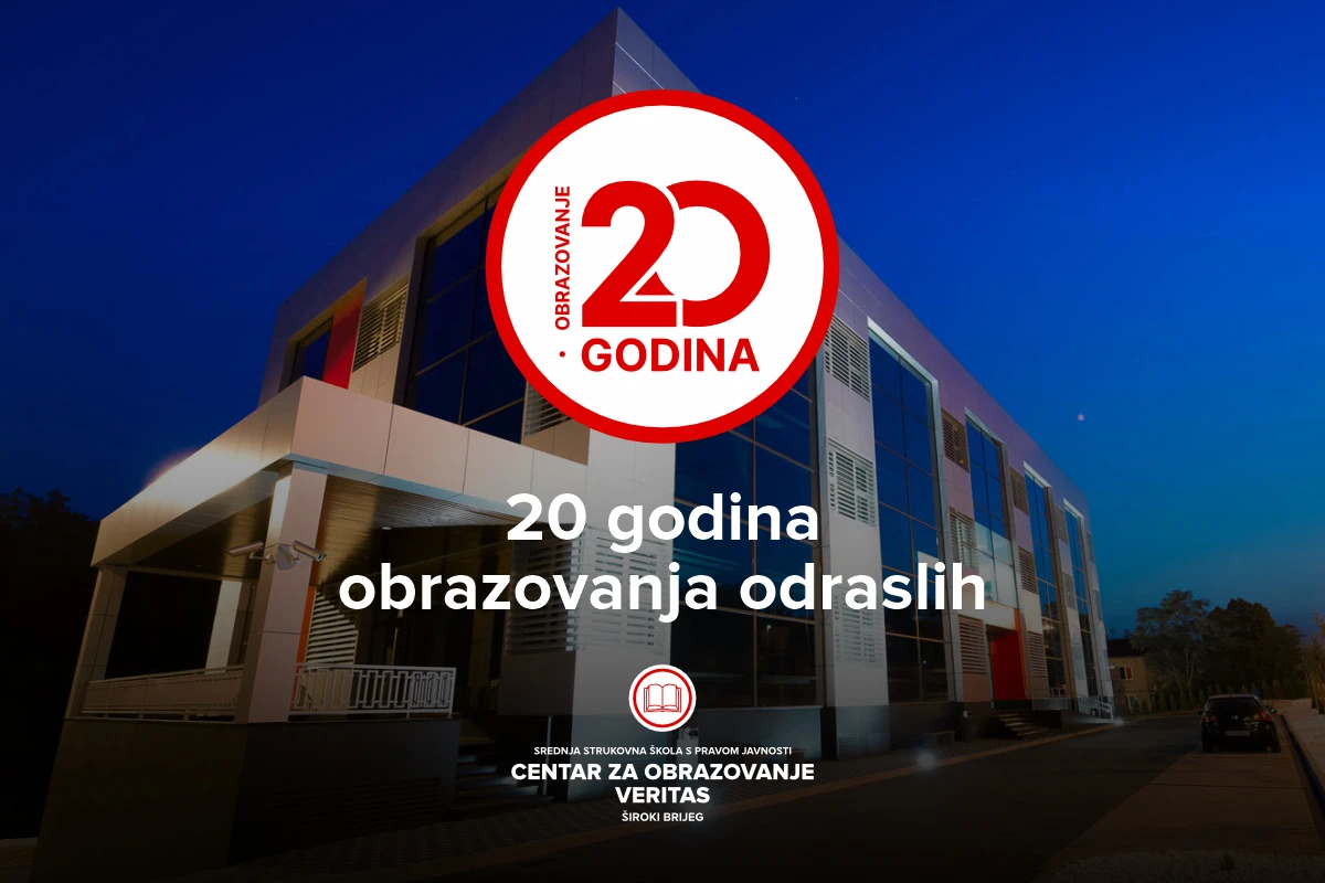Centar za obrazovanje Veritas Široki Brijeg – 20 godina obrazovanja odraslih