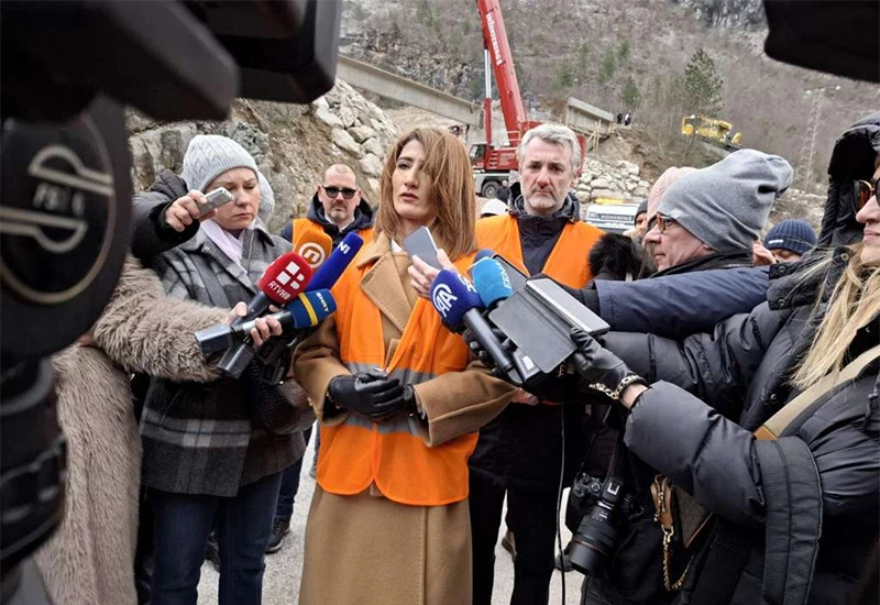 Obnova pruge: ''Za otprilike osam dana''