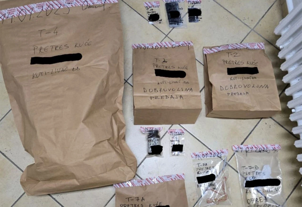 Droga, eksploziv, bomba: Pretres pokraj Mostara, privedena jedna osoba