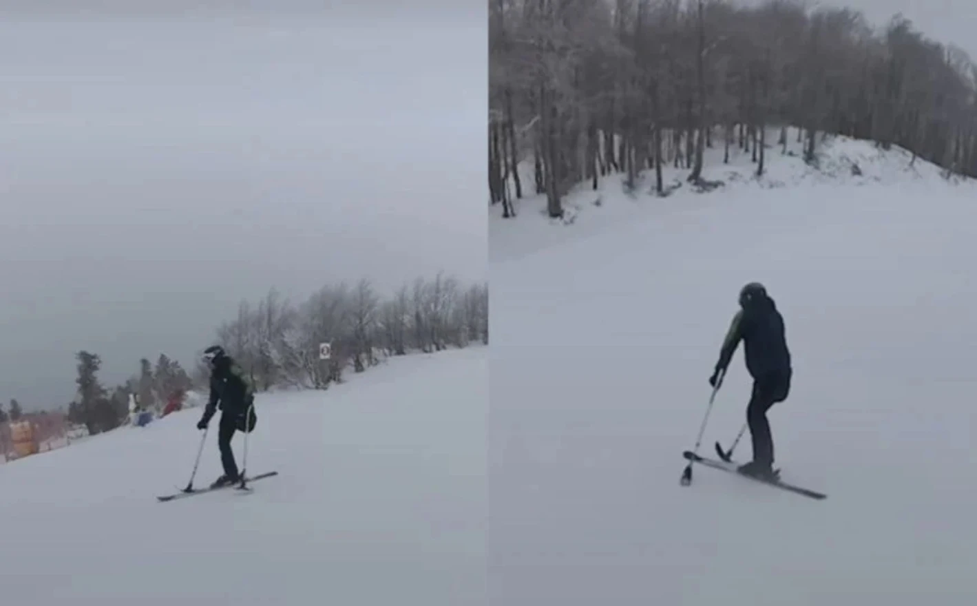 Nevjerojatni Almir Drnda skija s jednom nogom