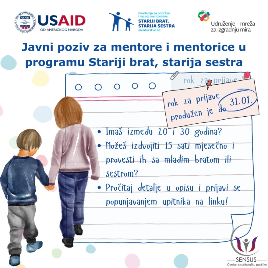 Postani stariji brat ili starija sestra