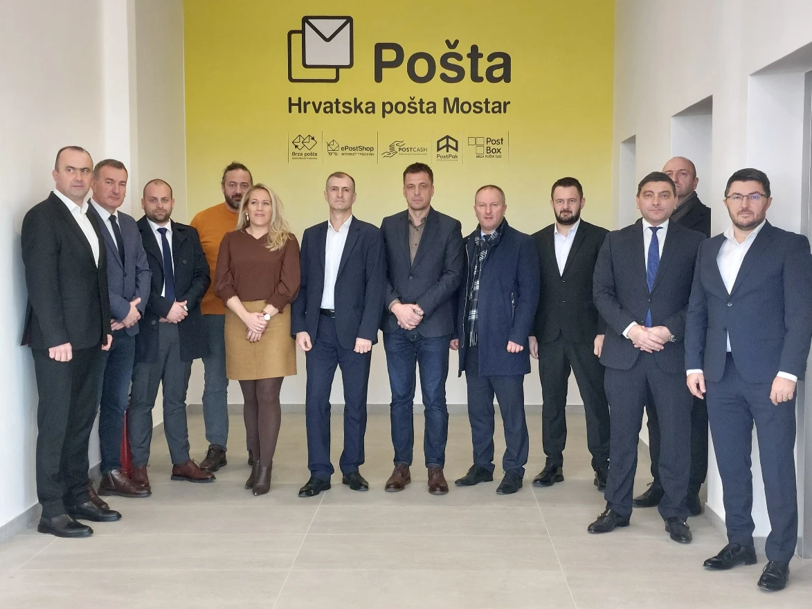 Hrvatska pošta Mostar domaćin sastanka Uprava tri javna poštanska operatera