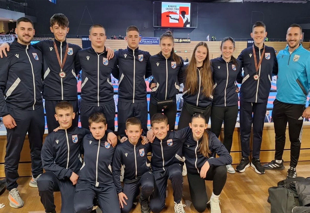 Karate klub Široki Brijeg osvojio medalje na Grand Prixu Croatia