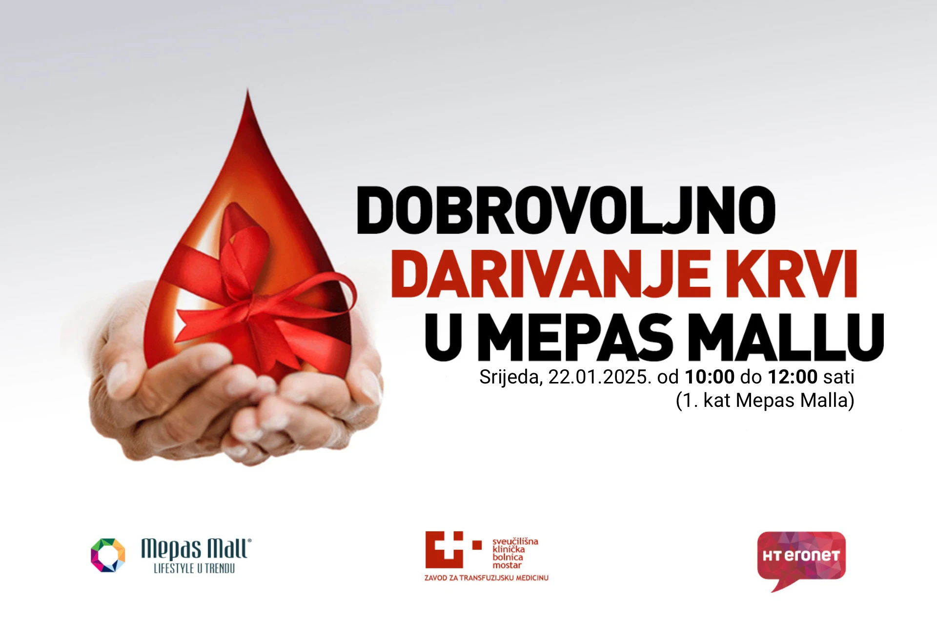Dobrovoljno darivanje krvi u Mepas Mallu