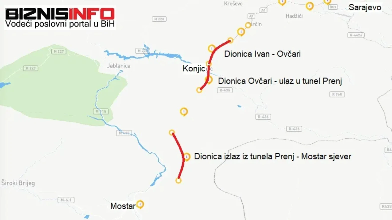 Samo tri dionice Koridora 5C ostaju izvan gradnje: Sve su u Hercegovini