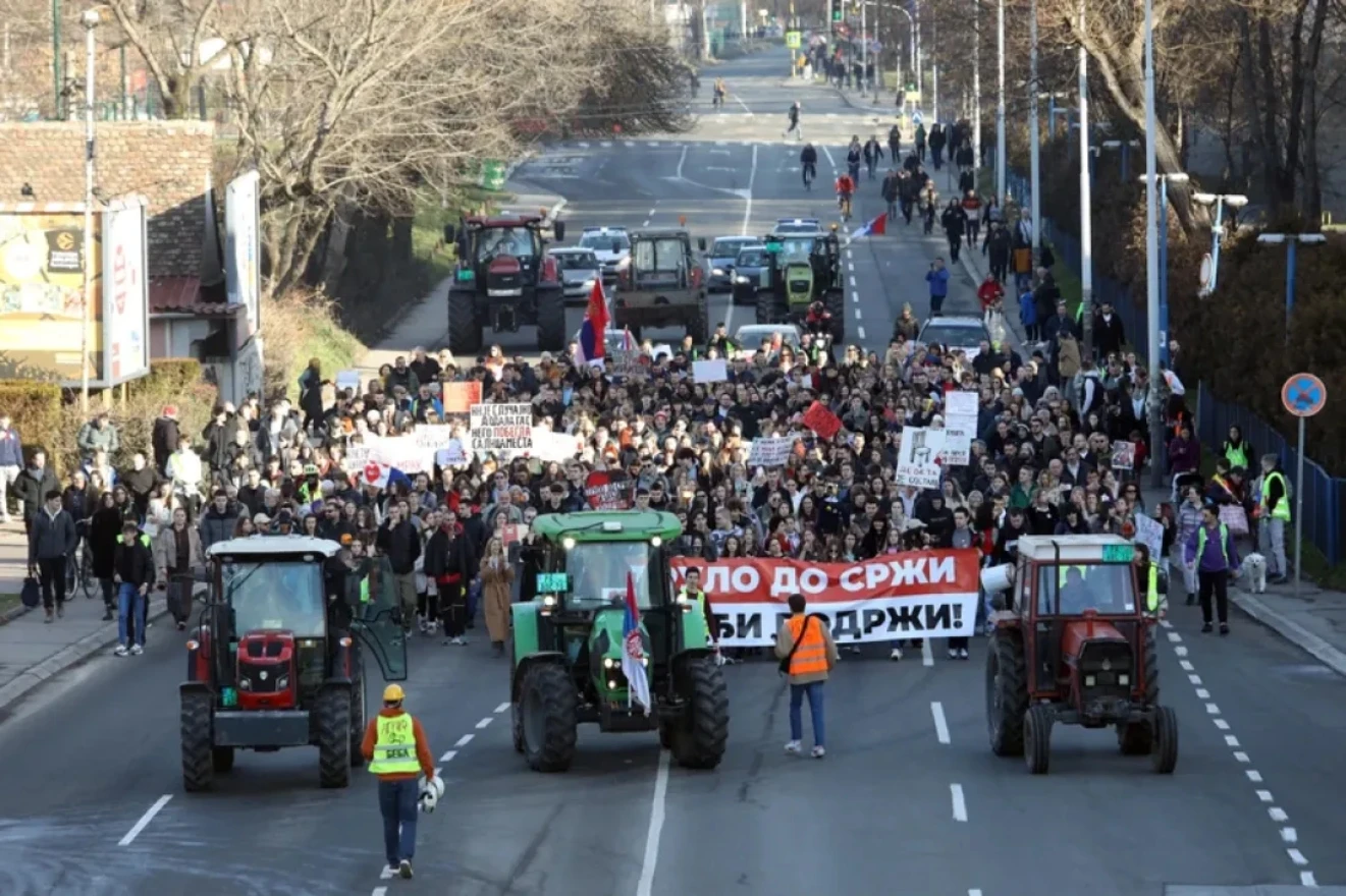 Započela blokada najprometnije prometnice u Beogradu