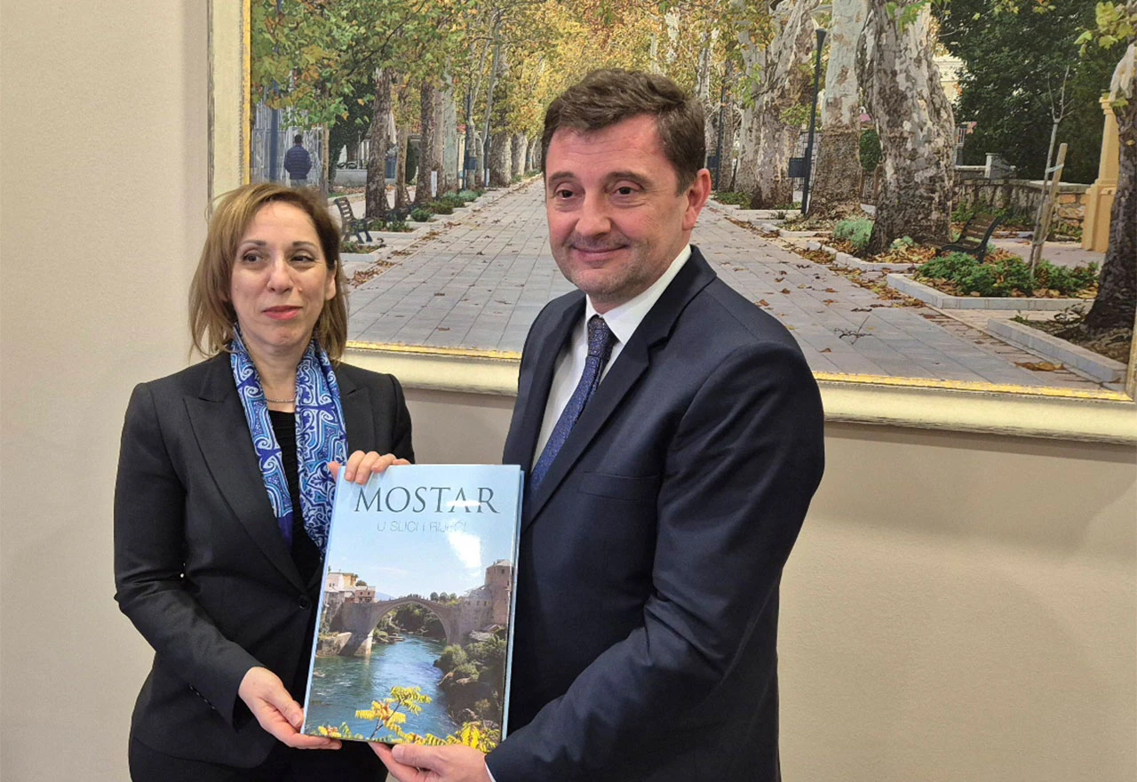 Uskoro suradnja Grada Mostara i Republike Grčke: Gradonačelnik primio veleposlanicu Efthymiadou