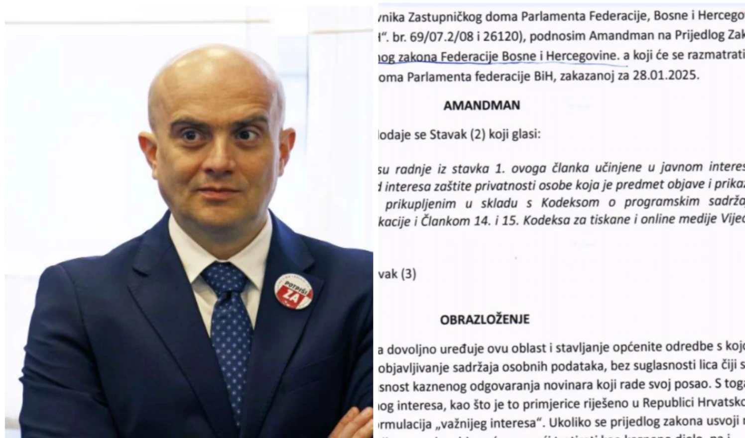 Slaven Raguž uložio amandman na izmjene Kaznenog zakona: Nema medijske cenzure?