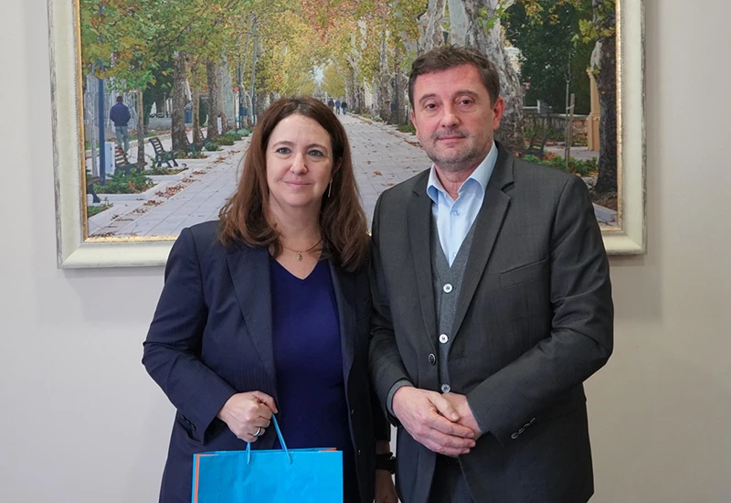 Kordić sa talijanskom veleposlanicom: Ponosni smo na povezanost Mostara i Italije