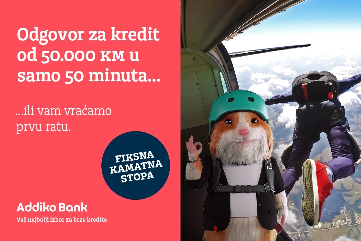 Addiko Bank d.d. Sarajevo: Kada nemate vremena, treba vam brzo rješenje