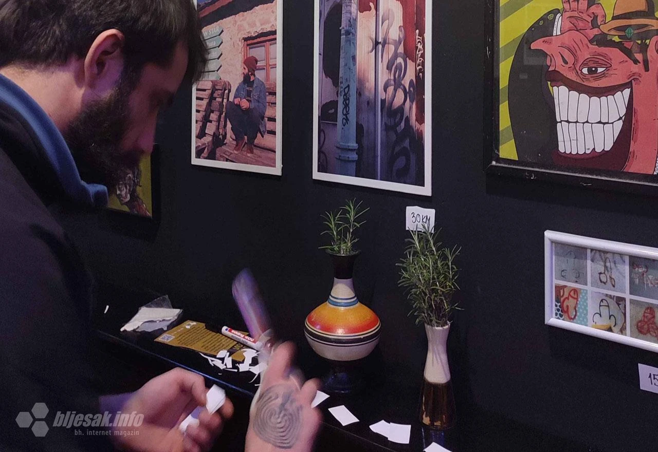 FOTO | Dino Primorac ispred Ambasade Kulture donio dašak underground scene na Šemovac