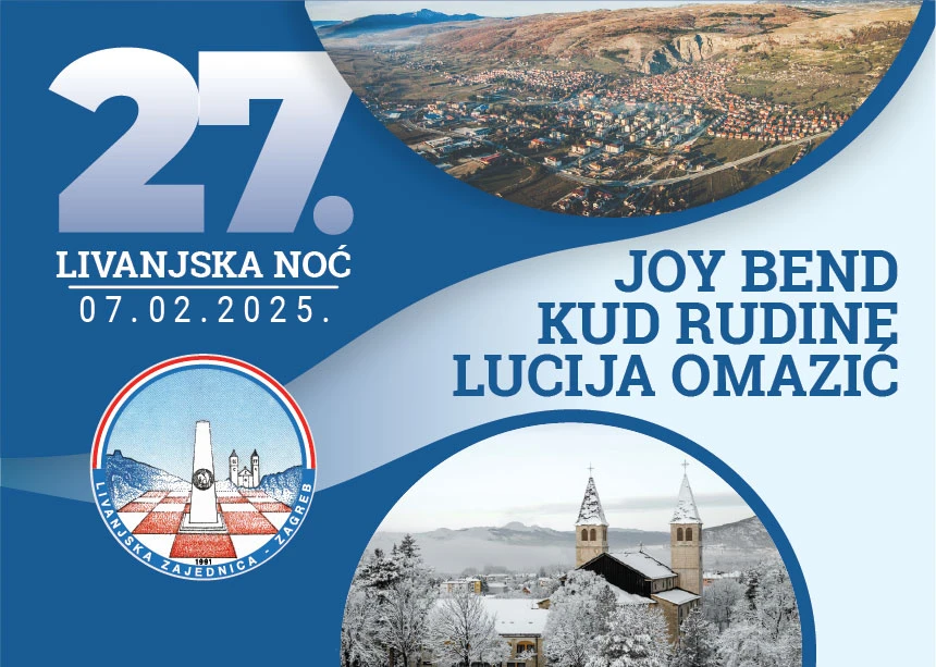 Livanjska zajednica Zagreb obilježava 34 godine osnutka uz 27. Livanjsku noć