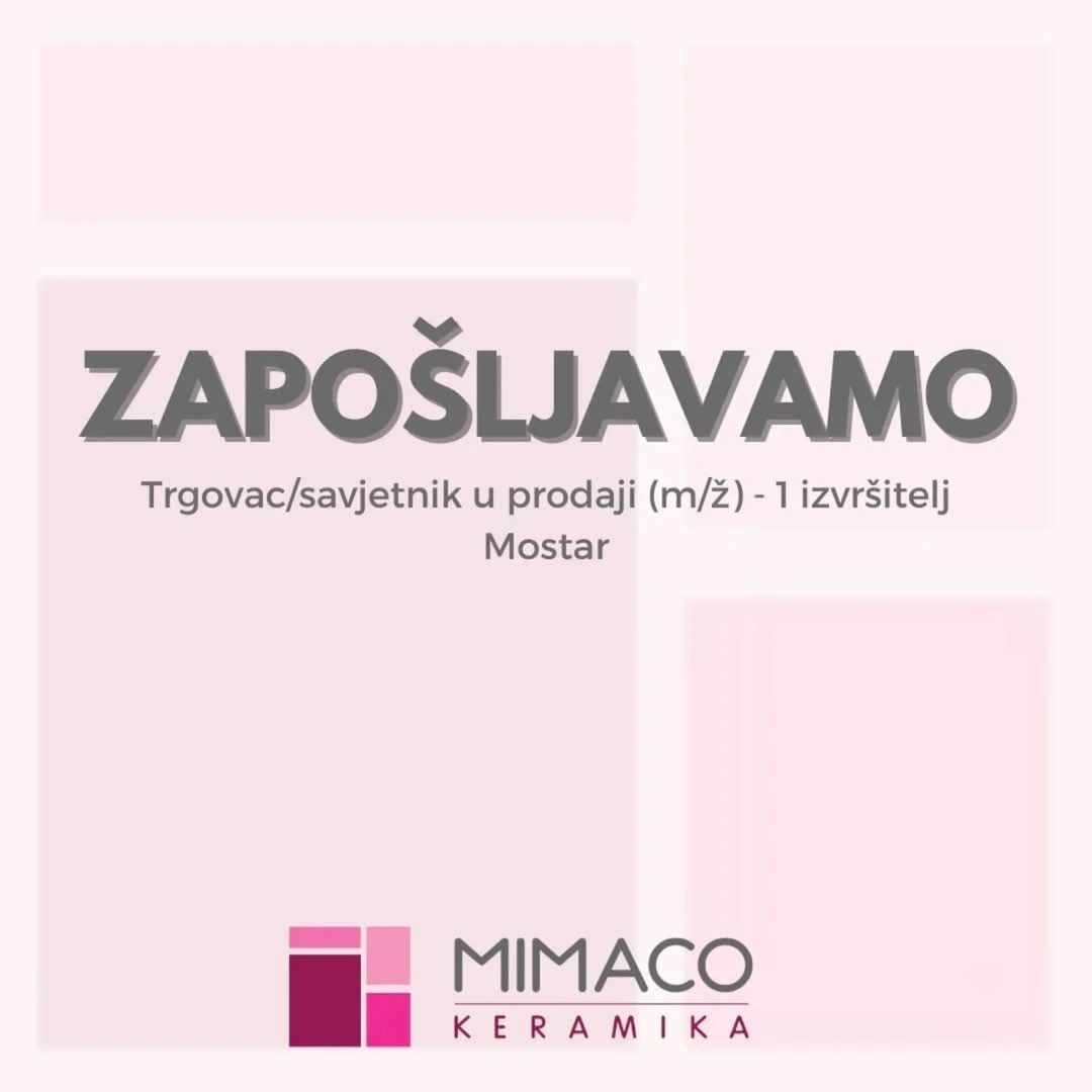 Natječaj za posao