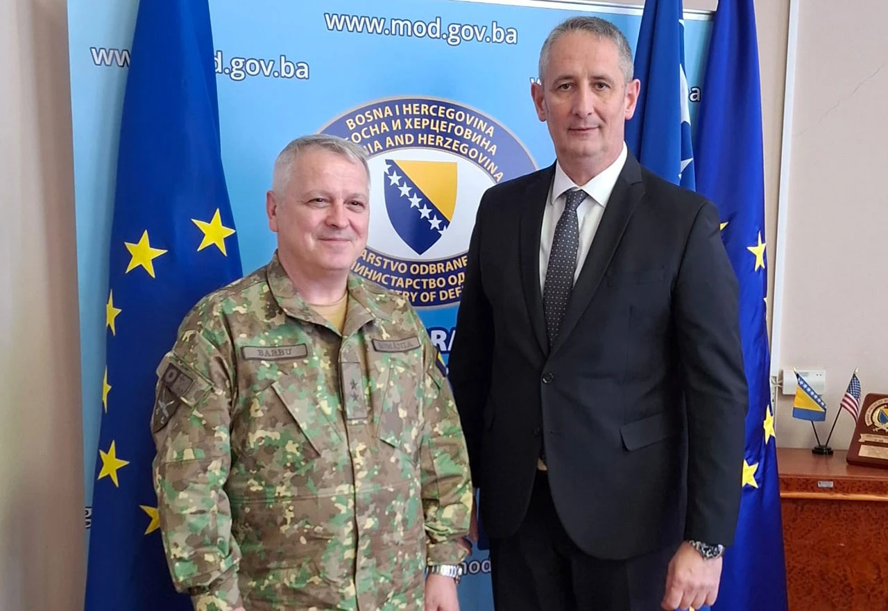 Zamjenik Slaven Galić sa novim zapovjednikom EUFOR-a u BiH