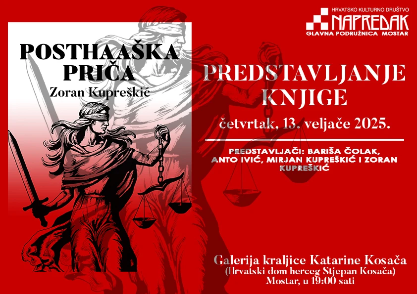 ''Posthaaška priča'' Zorana Kupreškića u Mostaru