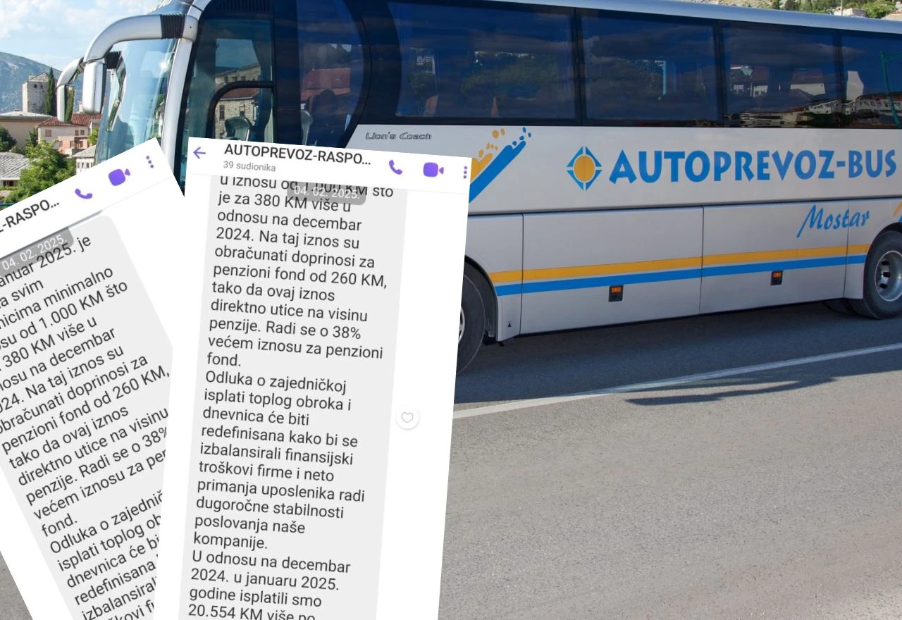 Autoprevoz-Bus Mostar: Radnici tvrde da im se ukida topli obrok i putne dnevnice, direktor sve negira