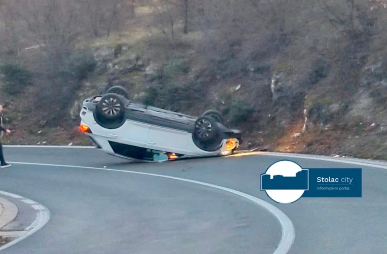 Vozač iz Dubrovnika sletio s ceste kod Stoca