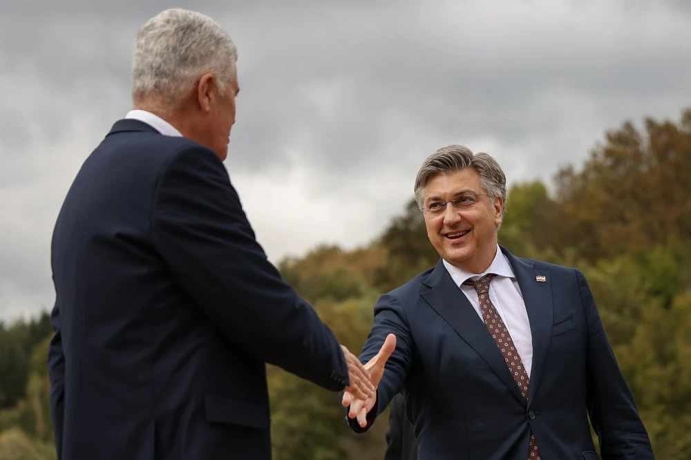 Plenković i Čović o europskom putu BiH