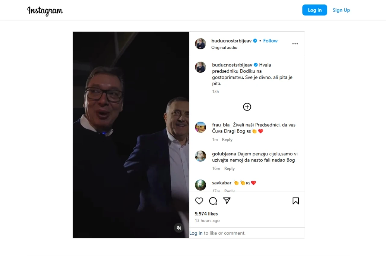 VIDEO | Svinjsko pečenje, jaretina, pita: "Predsjednik Mile je organizirao sve" 