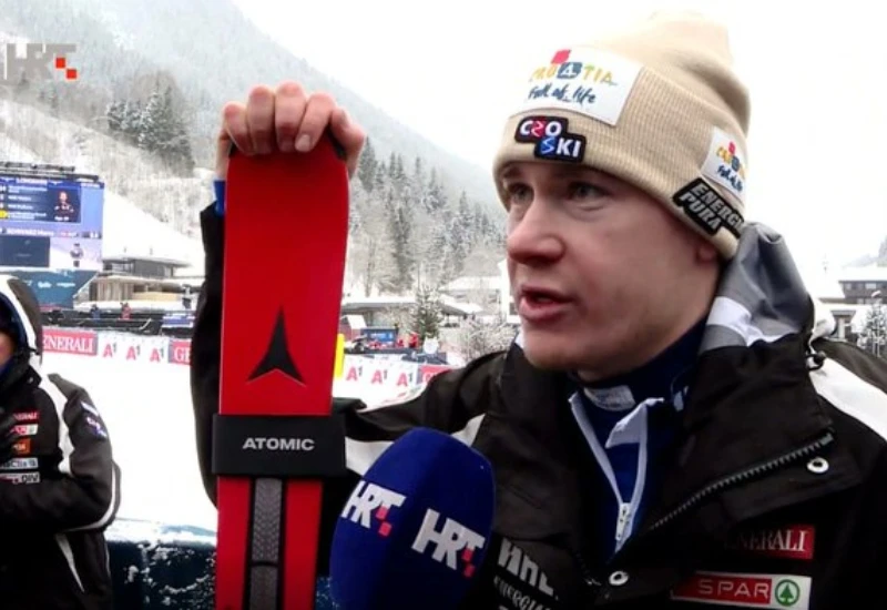 Zubčić nezadovoljan nakon prve vožnje: Ljut sam na sebe, skijao sam kao papak 