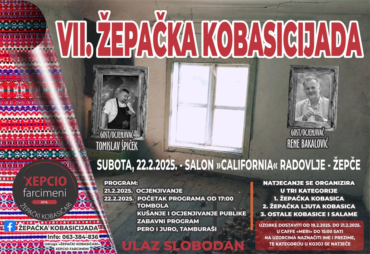 Sedma Kobasicijada u Žepču: Kuhari, natjecanje i glazba uživo!