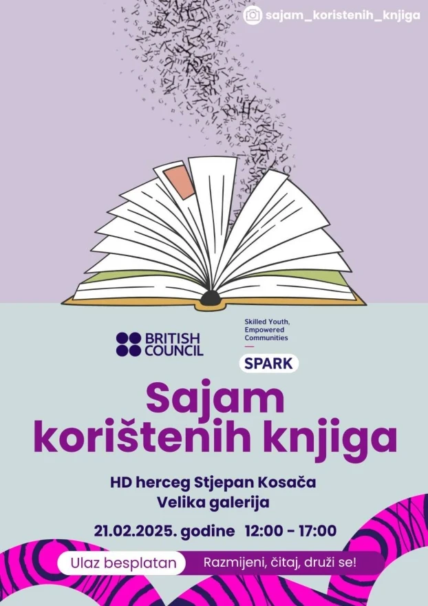 Sajam korištenih knjiga po prvi put u Mostaru