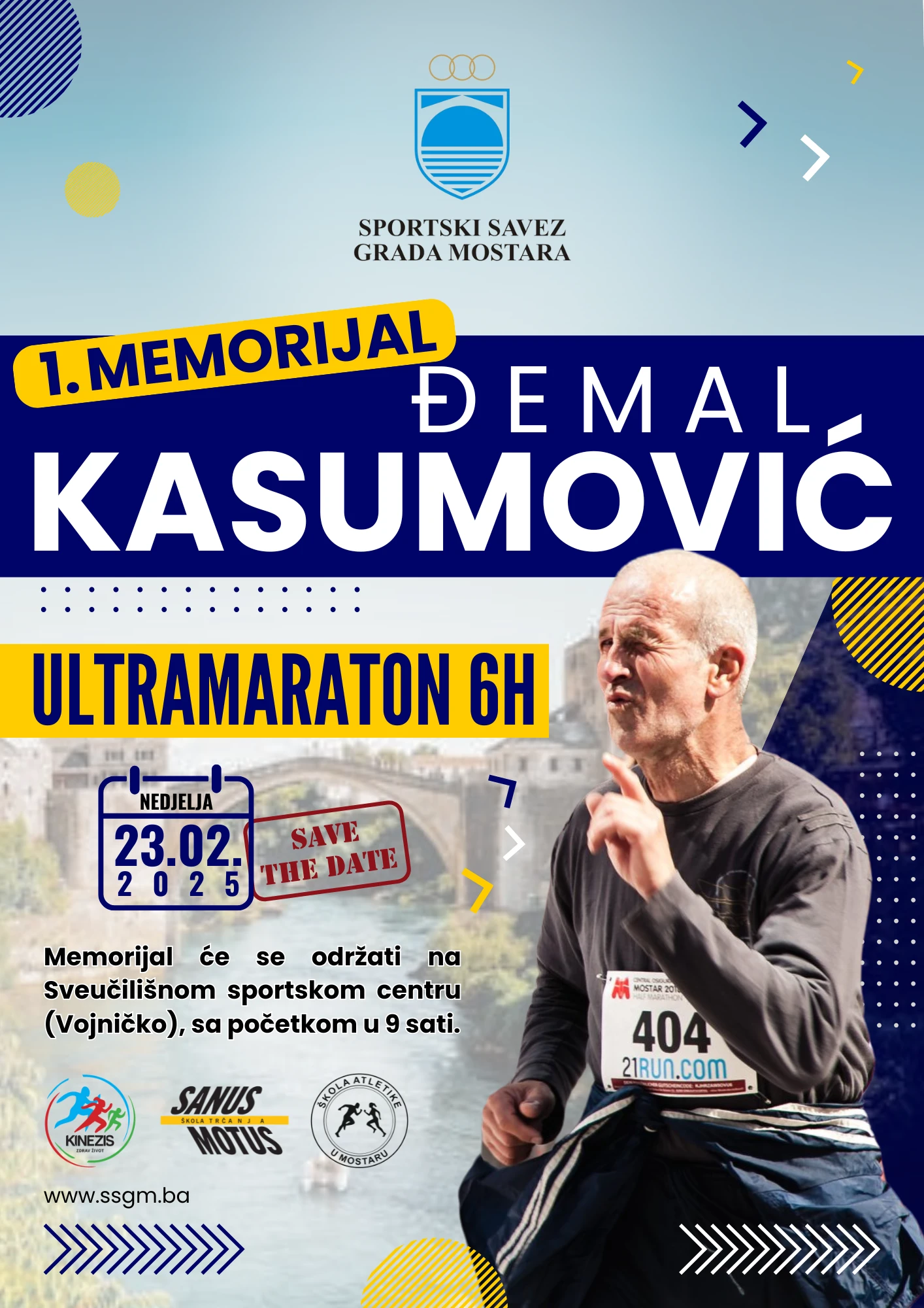Memorijal "Džemal Kasumović": Mostar trči u čast omiljenog sugrađanina