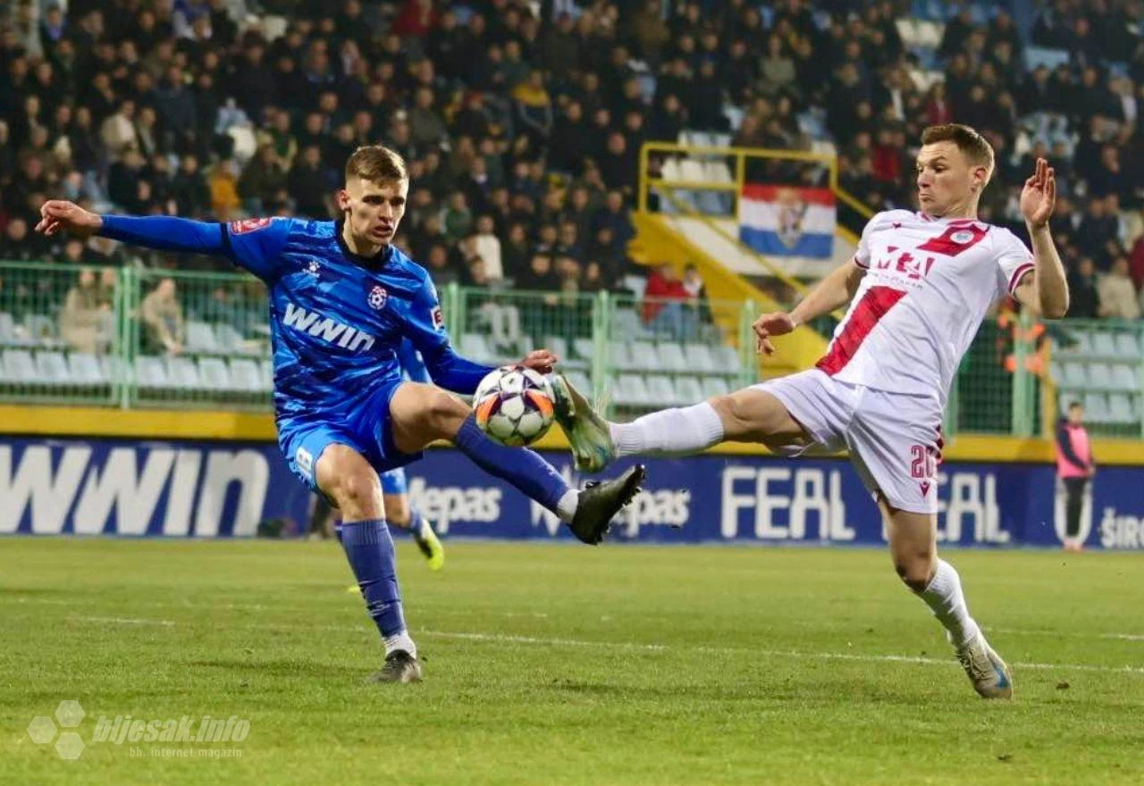 Gotovo prvo poluvrijeme: Zrinjski vodi na Pecari (0:1), Mulahusejnović isključen