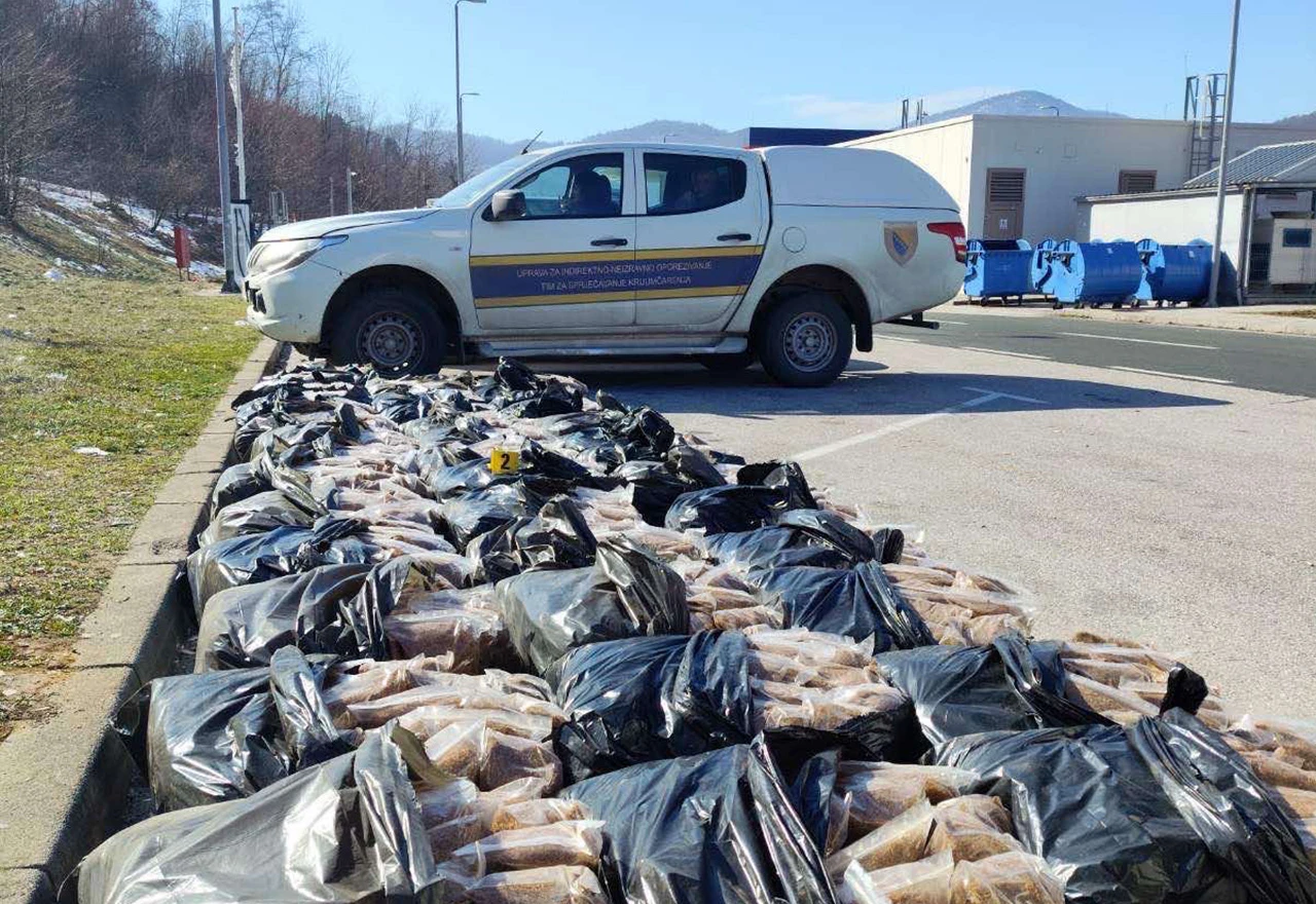 Oduzeto 528,5 kg duhana vrijednosti od oko 105.700 KM