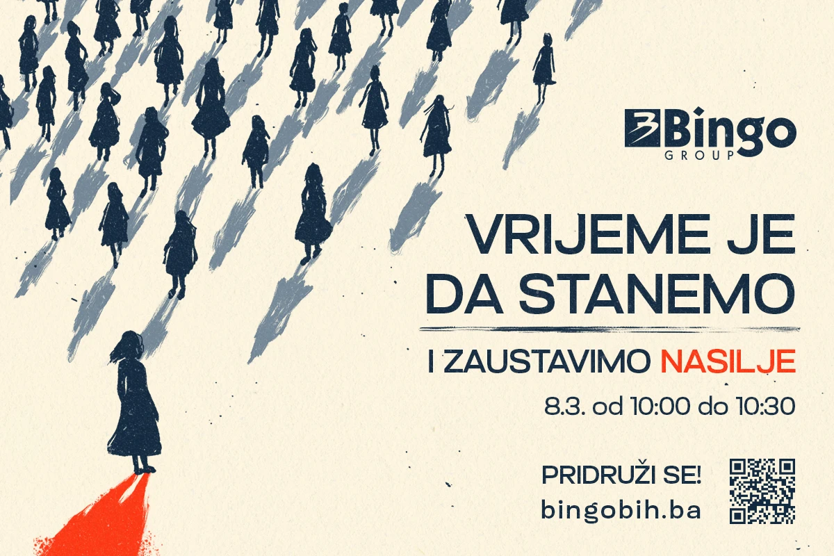Iz Binga najavljuju: 8.3. naših 230 trgovina će, od 10:00 do 10:30, stati s radom