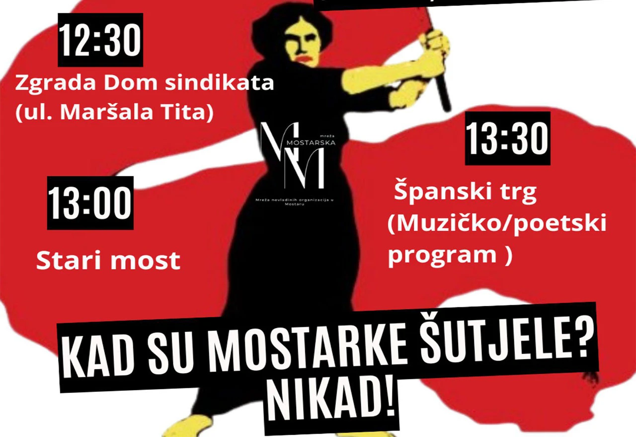 Mostarke dižu glas: Prosvjedna šetnja za Dan žena