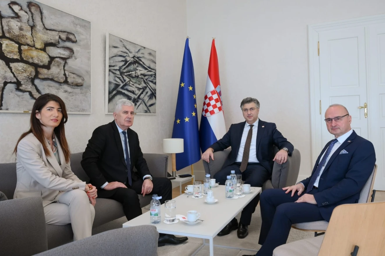 Čović se sastao s Plenkovićem