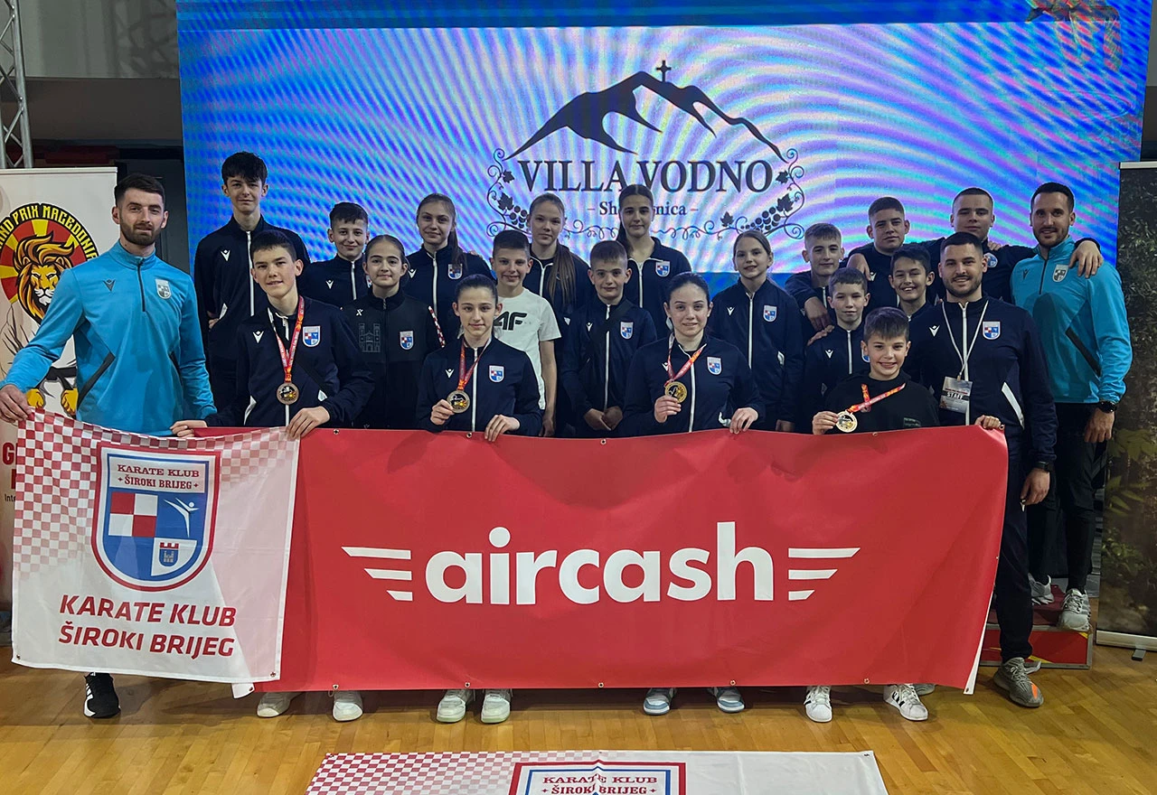 Sjajan nastup Karate kluba Široki Brijeg na Grand Prixu North Macedonia