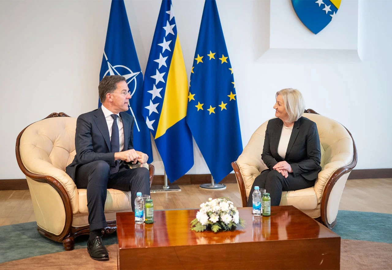 Borjana Krišto i Mark Rutte razgovarali o sigurnosti i nastavku suradnje