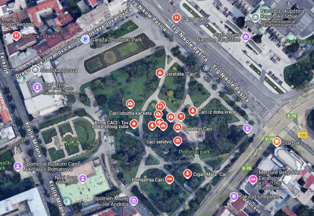 Pionirski park postao ''Svratište Ćaci'': Kako je gaf prerastao u online sprdnju