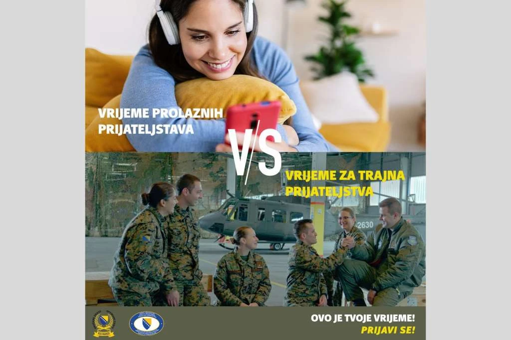 Ministarstvo obrane BiH prima 400 vojnika u profesionalnu vojnu službu