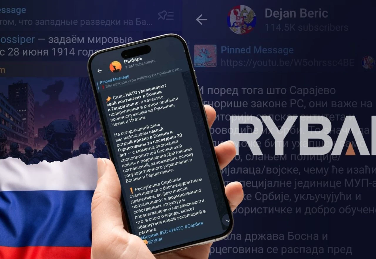 Proruski Telegram kanali šire paniku o BiH
