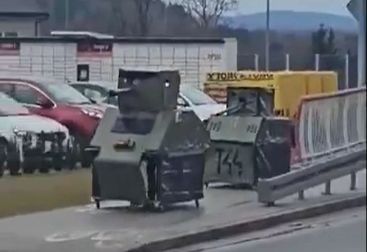 VIDEO | Tenkovi na nožni pogon na ulicama Beograda