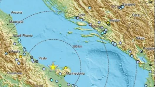 Potres jačine 4,8 stupnjeva po Rihteru pogodio Italiju: Osjetio se i u BIH